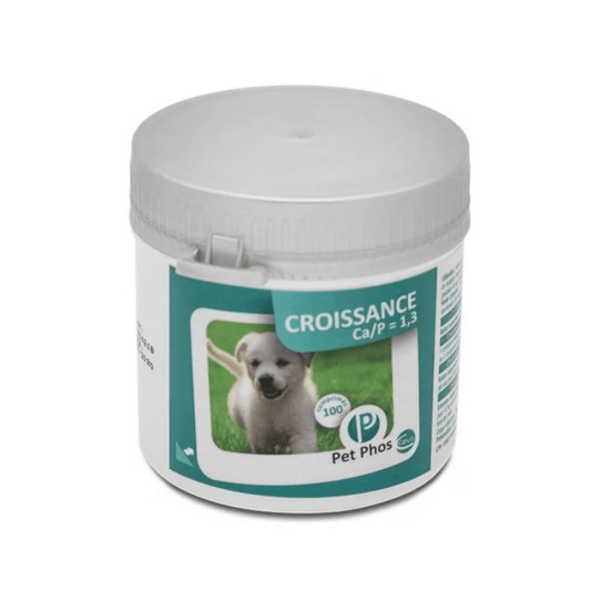 Pet Phos Croissance Junior Ceva – Supliment Vitamino-Mineral pentru Câini în Creștere – 100 Tablete